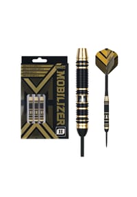 COFI - One80 Mobilizer 02 Steeltip Dartset 20g Schwarz Gold Steeldarts - Schwarz Gold OneSize
