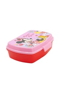 Disney - Disney Minnie Mouse Kinder Brotdose – Lunchbox Pausenbox Schulbrotbox - Pink 5,6x14x17cm