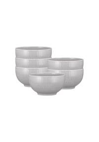Seltmann Weiden Müslischalen Amina ø 15 cm 6er Set - AMINA - grau
