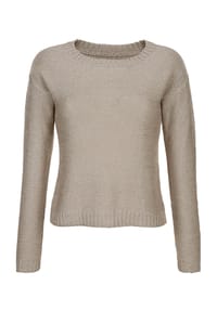 Alba Moda - Pullover mit metallischem Garn - stein