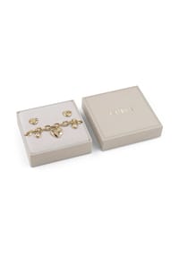 GUESS - Damen Schmuck-Set "In My Heart", Armband und Ohrringe, Edelstahl - GOLD