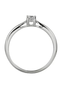 MONCARA Damen Ring, 585er Weißgold mit 1 Diamant, ca. 0,20 Karat Bild 2