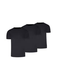 Levi's® - Herren T-Shirts, 3er Pack - Solid Crew 3P, Rundhals, Cotton Stretch, ECOM - Schwarz
