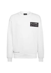 PLEIN SPORT - Sweatshirt - white/black