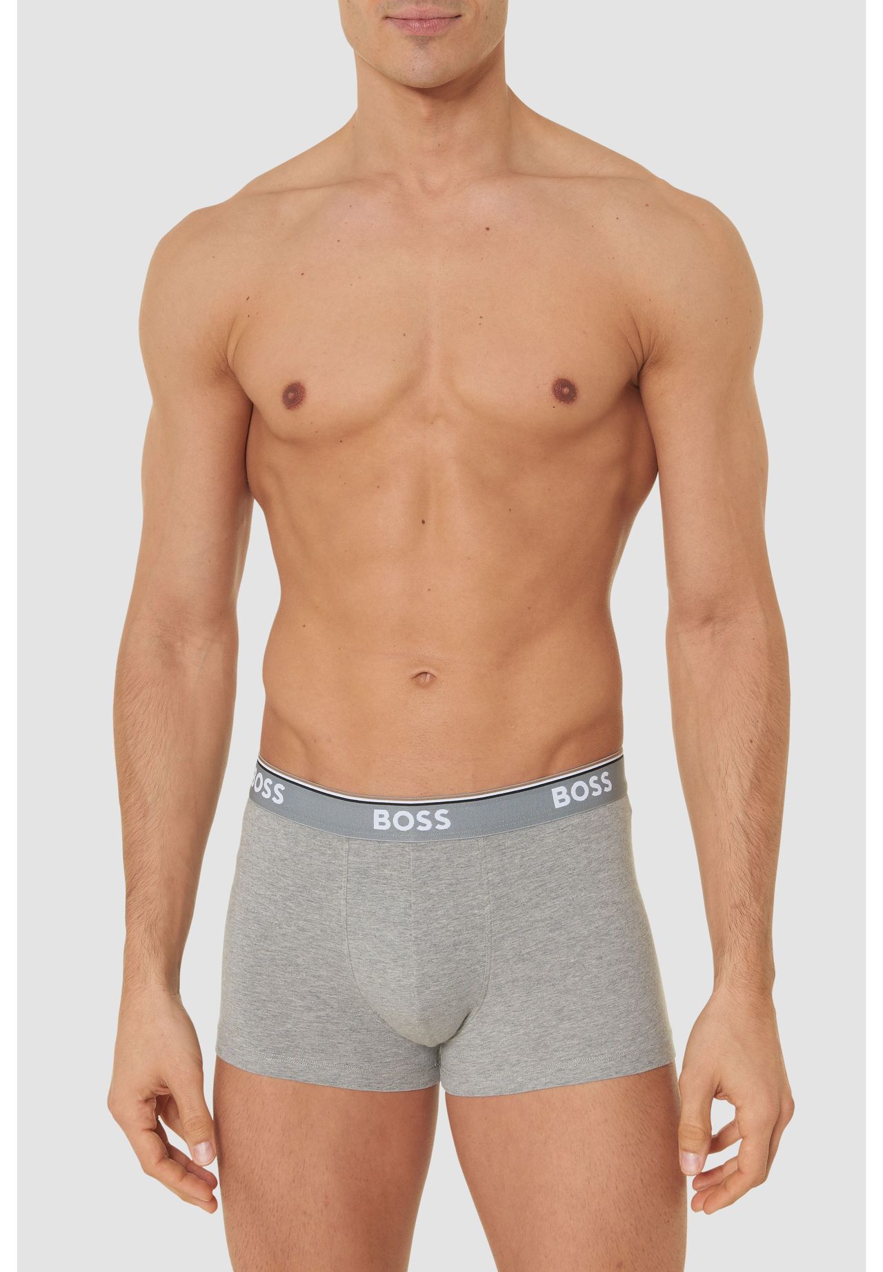 Boss Pants, 3Er-Pack, Baumwollmix, Logo-Bund, FüR Herren, Grau|Schwarz|Weiß, Xxl