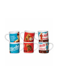 Ritzenhoff & Breker Becher Retro Haribo 380 ml 6er Set bunt - HARIBO - bunt