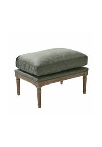 LOBERON - Hocker Greenbrier antikbraun/grün - antikbraun/grün