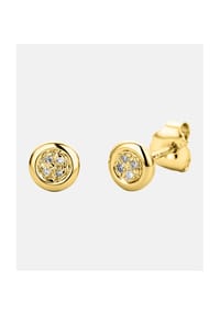 Diamant L'eternel - Ohrringe, mit Diamant, 375 Gelbgold - gold