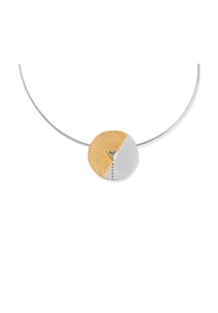 HERB SCHMUCK - Anhänger mit Kette 925/- Sterling Silber 1 Blautopas - silber