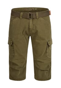 INDICODE - Shorts Cargo Nicolas Check - Amber
