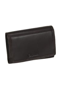 Esquire Duo - Duo Geldbörse Leder 11 cm - black