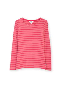 KITE - Damen Portesham Jersey Shirt Rosey Streifen Bio-Baumwolle - pink
