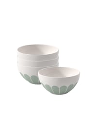 Villeroy & Boch Müslischalen Fleur Couleur ø 14,1 cm 4er Set - FLEUR - blau