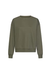 camel active - Sweatshirt aus Baumwollgemisch - Dunkelgrün
