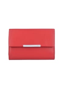 Maître BELG - Geldbörse "Dagrete", Leder, uni, für Damen - 300 RED