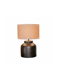 LOBERON - Tischlampe Norelles schwarz/creme - schwarz/creme