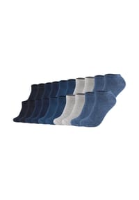 s.Oliver - Unisex Socken, 20er Pack - Sneaker, einfarbig - Blau