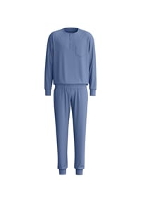 CALIDA - Herren Bündchen-Pyjama Relax Choice - coastal fjord