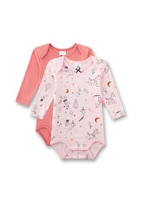 Sanetta - Body, Baumwolle, 2er-Pack, für Babys und Kleinkinder - 38134 ROSA