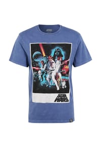 RE:COVERED - T-Shirt Star Wars Classic New Hope mit coolem Star Wars-Print - Blau