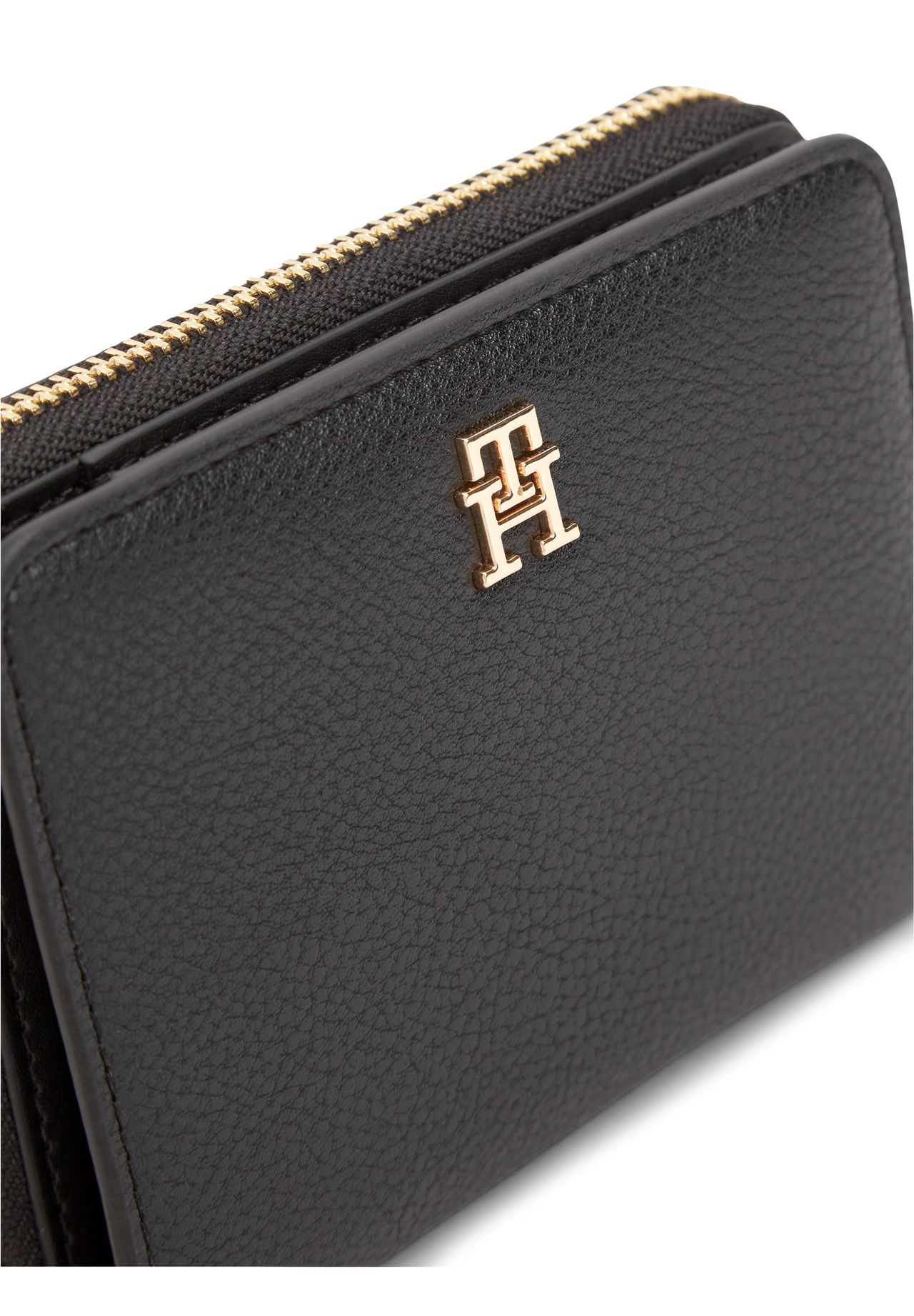 Tommy Hilfiger Brieftasche, EmblemfüR Damen, Schwarz, 99