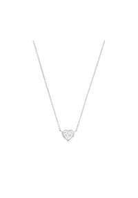 JOOP! - Collier für Damen, 925 Sterling Silber, Zirkonia synth. | Herz - Silber