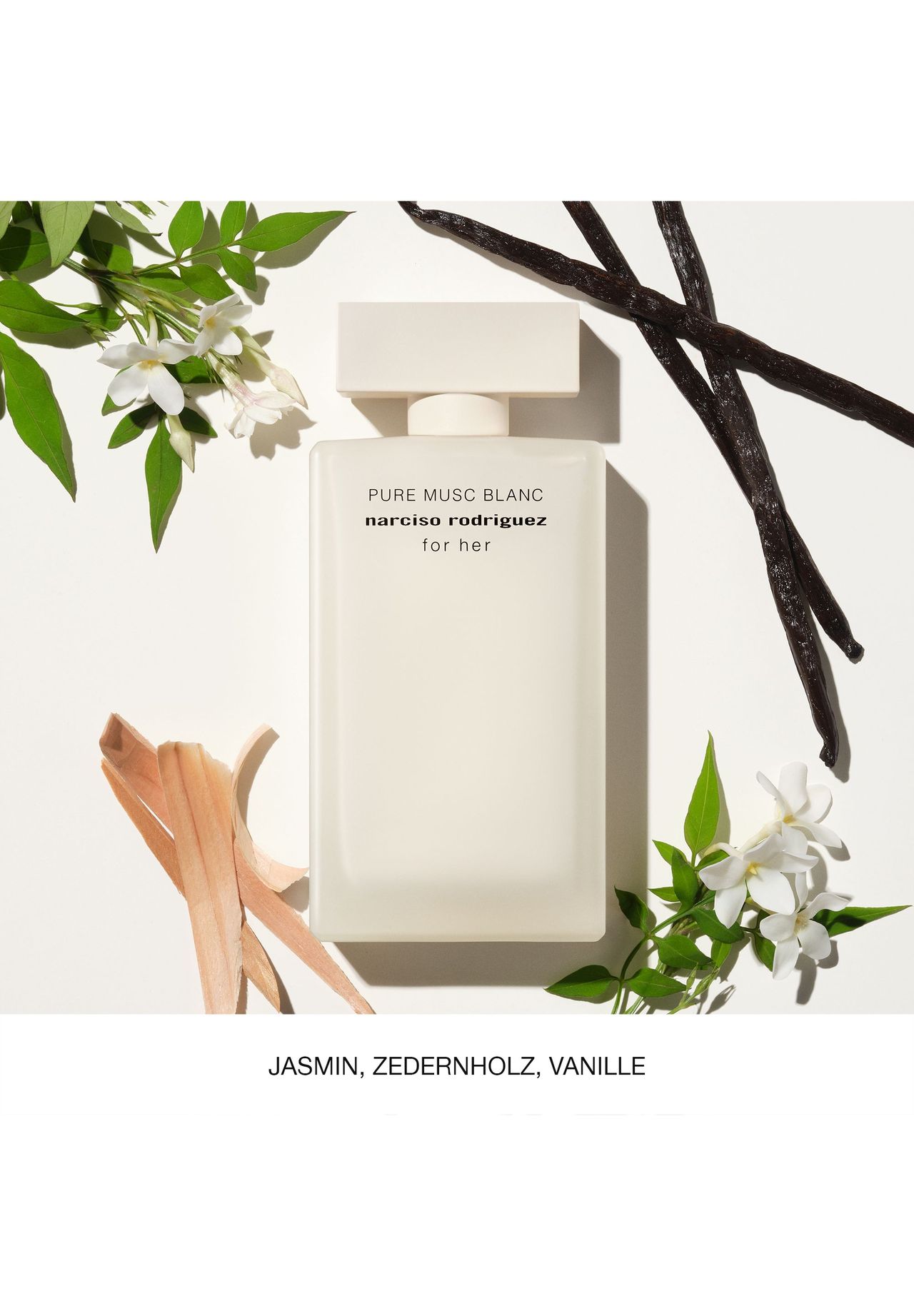 Narciso Rodriguez For Her Pure Musc Blanc Intense, Eau De Parfum, Damen, Blumig|Chypre, Klar, 30 ML