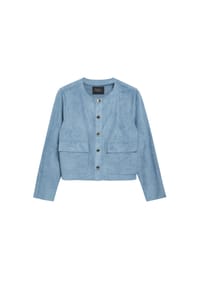 s.Oliver BLACK LABEL - Kastenjacke, Knopfleiste, für Damen - 5318 BLUE