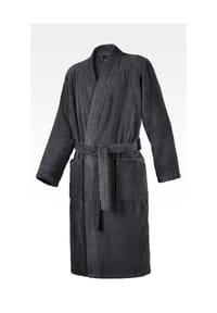 JOOP! - BADEMANTEL Herren-Kimono 46/48, Anthrazit - Anthrazit