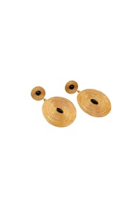 LES REINES - The Majestic – Statement-Ohrringe, 24K vergoldet - Gold