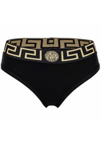 VERSACE - Damen Brazilian Slip - TOPEKA, Unterwäsche, Organic Cotton, Bi-Stretch - Grau