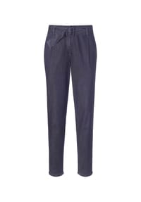 MADELEINE - Karotten-Jeans mit Bundfalten - bleached