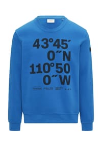 s.Oliver - Sweatshirt, Rippbündchen, für Herren - 55D1 BLUE