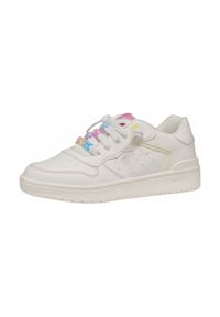 GEOX - Lederimitat/Textil Sneaker - Blau/Weiß