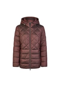 BARBARA LEBEK - Steppjacke Damen mit abnehmbarer Kapuze - Weinrot