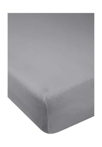 GALERIA home - Jersey-Topper-Spannlaken - GRAU