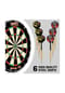 COFI Dartscheibe mit Pfeilen aus Sisal Bild 11