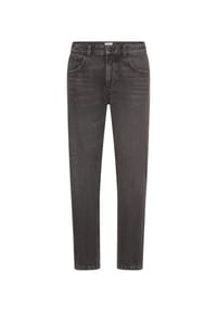 camel active - 5-Pkt Loose Fit Jeans aus reiner Baumwolle - Graphitgrau