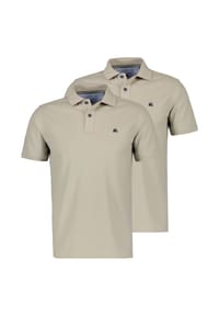 LERROS - Poloshirt 2er Pack Basic - Basalt grey