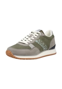 NAPAPIJRI - Lederimitat/Textil Sneaker - Grau/Grün