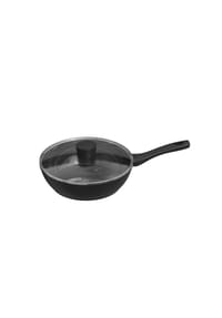 MICHELINO - Nora New Line Hochrandpfanne ø24 cm mit Antihaftbeschichtung - Schwarz - Schwarz 24 cm