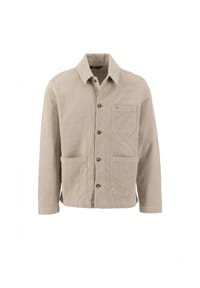 FYNCH-HATTON® - Overshirt, Casual Fot, Langarm, Kent, für Herren - 833 BEIGE