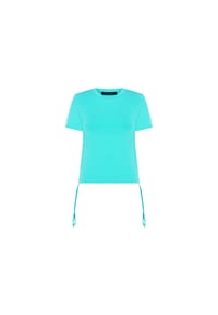 freshlions - T-Shirt Emily mit praktischen Bindebändern - black