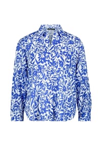 BETTY BARCLAY - Longbluse langarm - Weiß/Blau