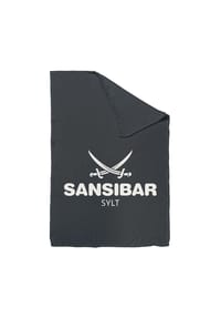SANSIBAR - Wohndecke, zweifarbig - ANTHRAZIT/OFFWHITE