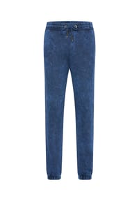 RUSTY NEAL® - Sweathose mit verwaschenem Muster - Anthrazit