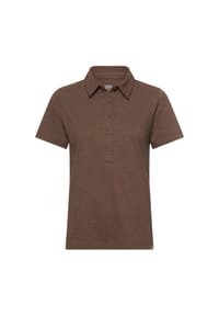 camel active - Poloshirt mit Knopfleiste - Braun