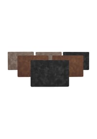 Ritzenhoff & Breker Platzmatten Velora 43 x 30 cm 6er Set - VELORA - anthrazit
