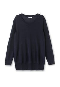 sheego - Strickpullover - schwarz