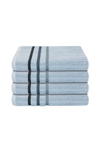 uncover by SCHIESSER - Handtuchset Ohio - 4-teilig - Dunkelblau
